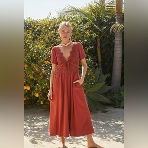 Free People - All You Need is Lace Midi Dress - Size Small